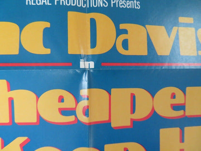 CHEAPER TO KEEP HER ONE SHEET POSTER FOLDED MAC DAVIS TOVAH FELDSHUH COMEDY