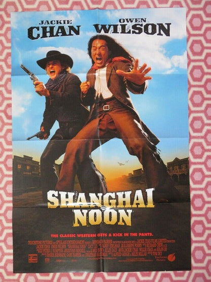 SHANGHAI NOON ONE SHEET POSTER  FOLDED JACKIE CHAN OWEN WILSON LUCY LIU 2000