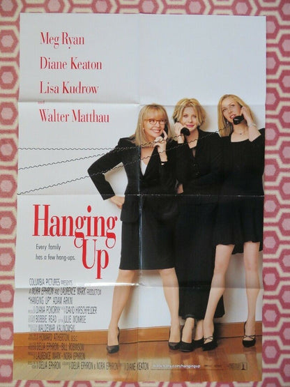 HANGING UP ONE SHEET POSTER FOLDED DIANE KEATON MEG RYAN LISA KUDROW 1999