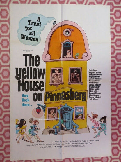 THE YELLOW HOUSE ON PINNASBERG ONE SHEET (27"x 41") POSTER EDDIE ARENT 1970