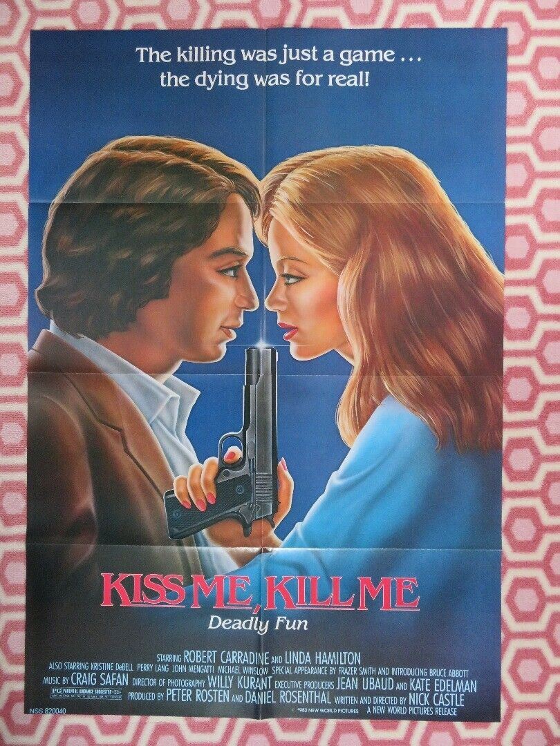 KISS ME, KILL ME / TAG: THE ASSASSINATION GAME US ONE SHEET POSTER 1982