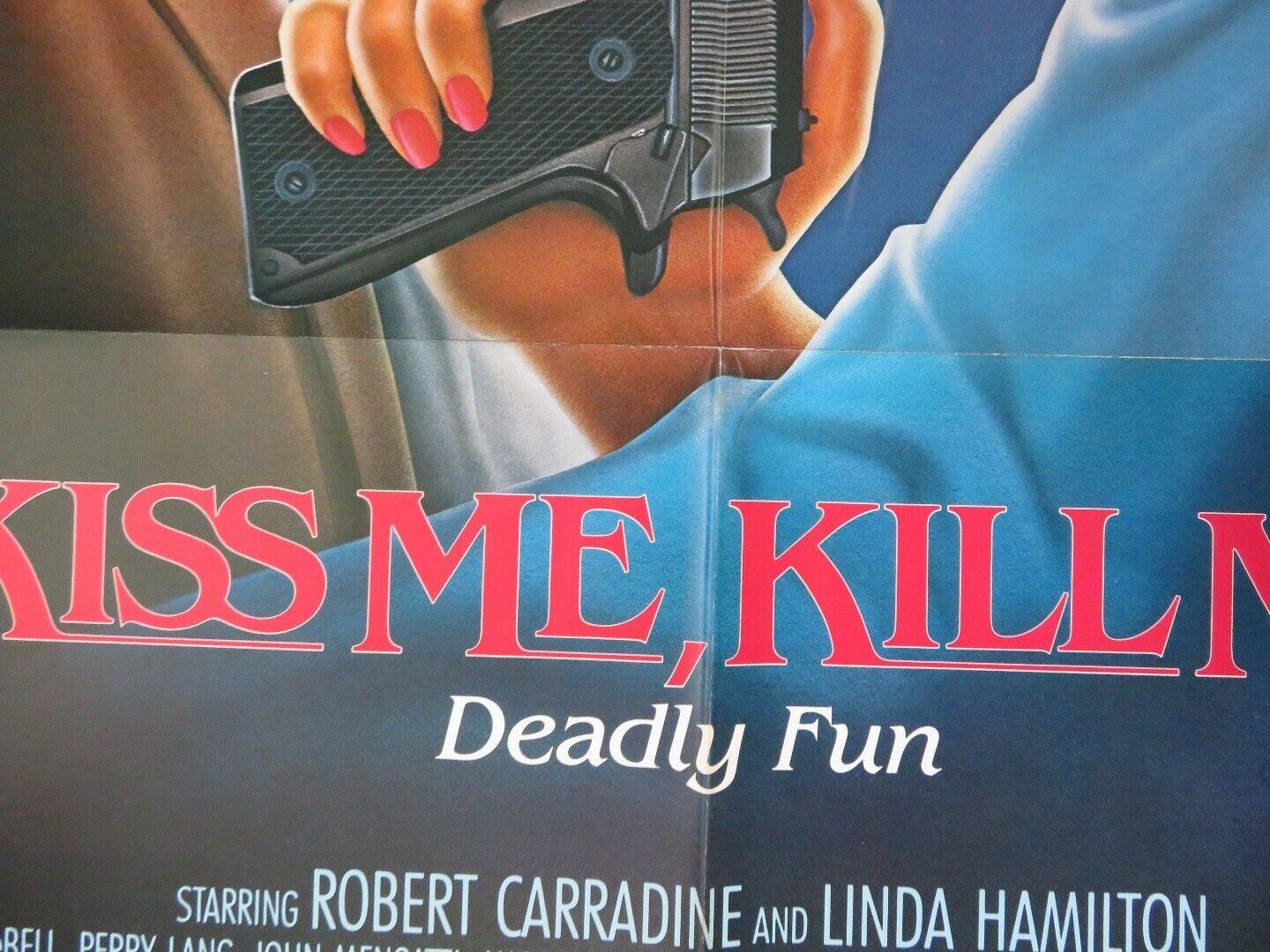 KISS ME, KILL ME / TAG: THE ASSASSINATION GAME US ONE SHEET POSTER 1982