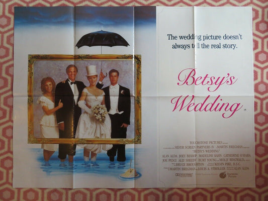 BETSY'S WEDDING BRITISH QUAD (30"x 40") POSTER ALAN ALDA JOE PESCI BURT YOUNG