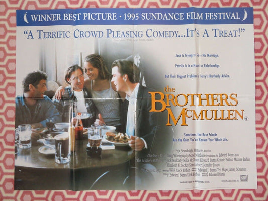 THE BROTHERS MCMULLEN BRITISH QUAD (30"x40") POSTER JACK MULCAHY EDWARD BURNS