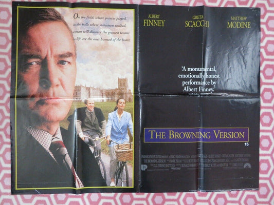 THE BROWNING VERSION BRITISH QUAD (30"x40") POSTER ALBERT PINNEY GRETA SCACCHI