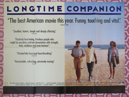 LONGTIME COMPANION BRITISH QUAD (30"x40") POSTER STEPHEN CAFFREY BRUCE DAVISON