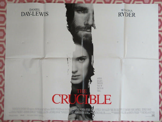 THE CRUCIBLE QUAD (30"x 40") POSTER DANIEL DAY-LEWIS WINONA RIDER ARTHUR MILLER