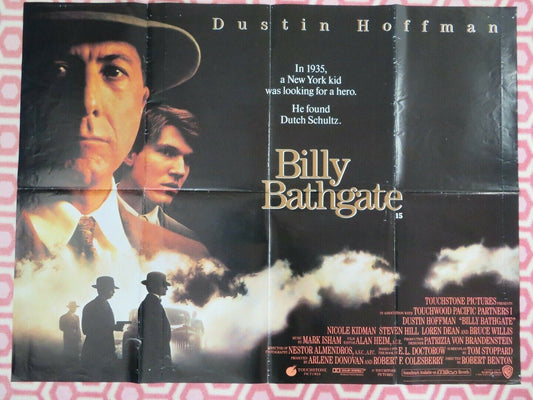 BILLY BATHGATE BRITISH QUAD (30"x 40") POSTER DUSTIN HOFFMAN NICOLE KIDMAN 1991