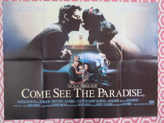 COME AND SEE THE PARADISE BRITISH QUAD (30"x40") POSTER DENNIS QUAD ALAN PARKER