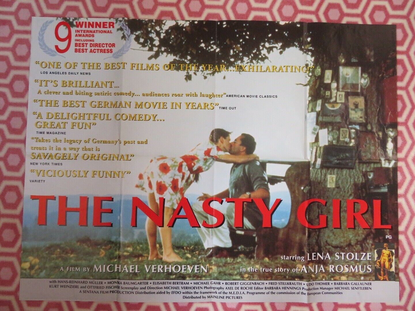 THE NASTY GIRL BRITISH QUAD (30 x 40) POSTER LENA STOLZE MICHAEL VERHOEVEN 1990