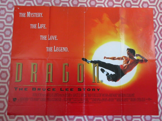 DRAGON THE BRUCE LEE STORY BRITISH QUAD (30 x 40) POSTER JASON SCOTT LEE 1993