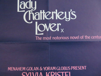 LADY CHATTERLEY'S LOVER BRITISH QUAD (30"x 40") POSTER SYLVIA KRISTEL 1981