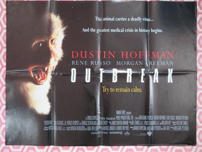 OUTBREAK BRITISH QUAD (30 x 40)POSTER DUSTIN HOFFMAN RENE RUSSO MORGAN FREEMAN