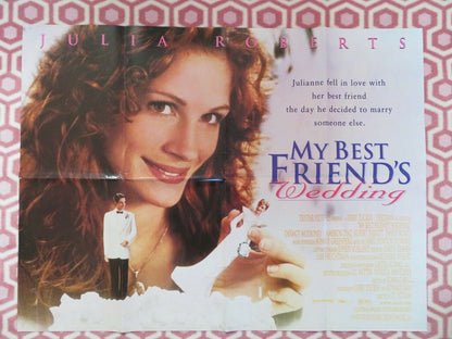 MY BEST FRIEND'S WEDDING BRITISH QUAD POSTER JULIA ROBERTS CAMERON DIAZ