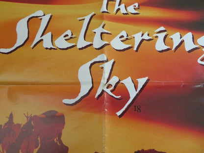 THE SHELTERING SKY BRITISH QUAD (30"x40")POSTER DEBRA WINGER JOHN MALKOVICH 1990