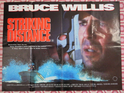 STRIKING DISTANCE BRITISH QUAD (30"x40")POSTER BRUCE WILLIS SARAH JESSICA PARKER