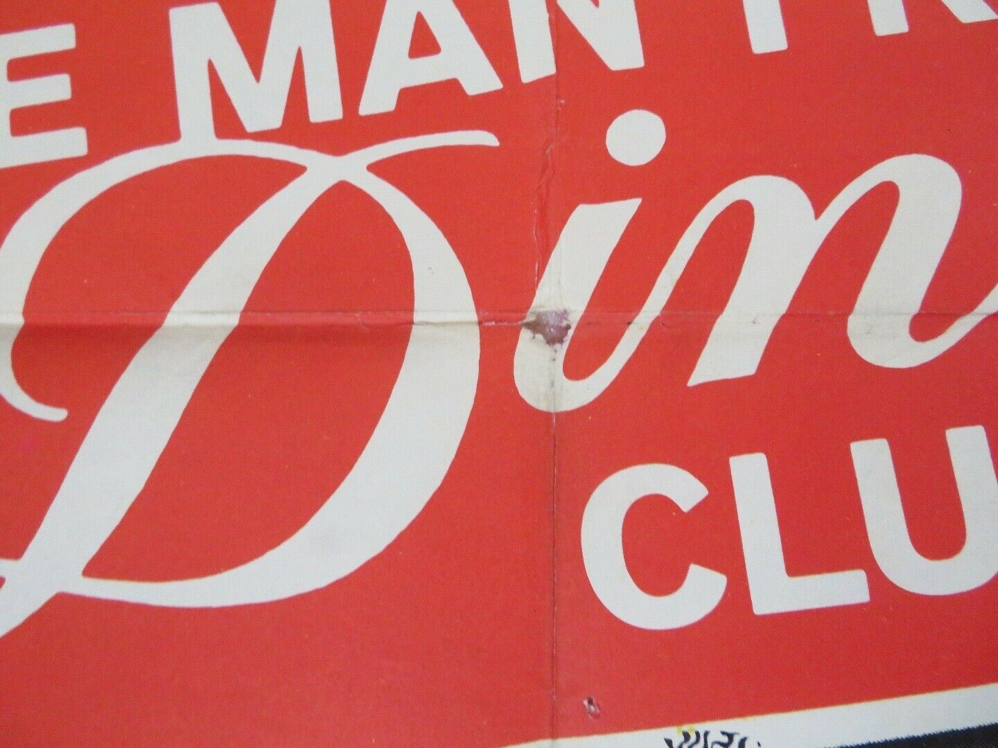 THE MAN FROM THE DINERS CLUB US ONE SHEET (27 x 41) POSTER DANNY KAYE T.SAVALAS