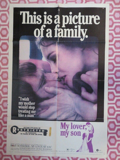 MY LOVER, MY SON US ONE SHEET POSTER DENNIS WATERMAN ROMY SCHNEIDER