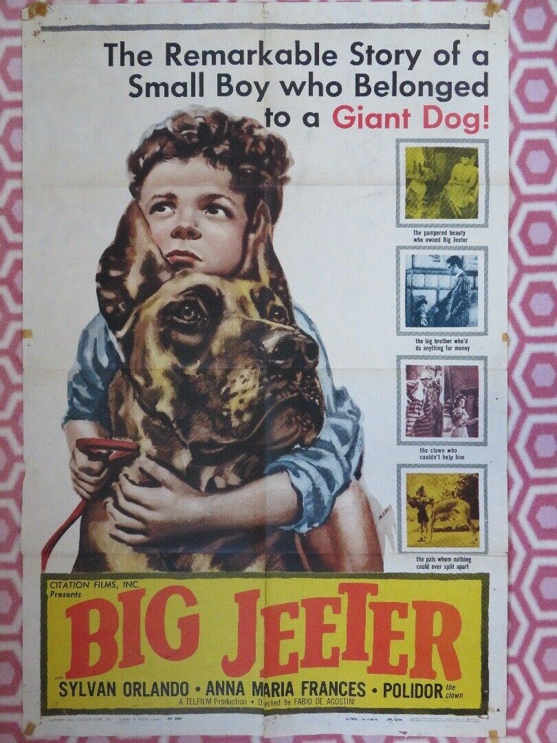 BIG JEETER / LAUTA MANCIA  US ONE SHEET POSTER SYLVAN ORLANDO 1959