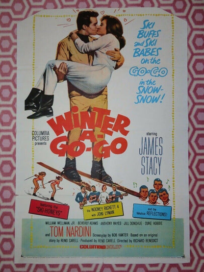 WINTER A-GO-GO US ONE SHEET POSTER JAMES STACY TOM NARDINI 1965