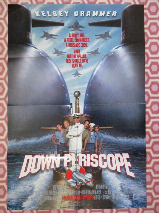 DOWN PERISCOPE ONE SHEET POSTER FOLDED KELSEY GRAMMER HARR DEAN STANTON