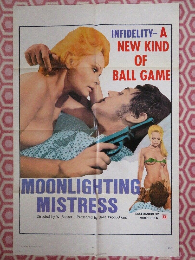 DEAD SEXY / MOONLIGHTING MISTRESS US ONE SHEET POSTER VERONIQUE VENDELL 1972