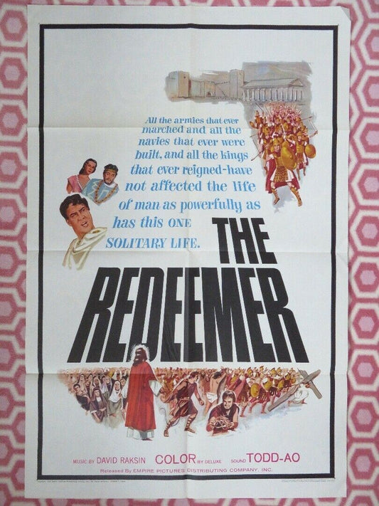 THE REDEEMER US ONE SHEET POSTER MARUCHI FRESNO LUIS ALVAREZ 1965