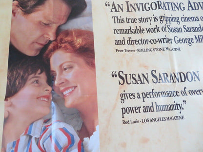 LORENZO'S OIL BRITISH QUAD (30"x40") POSTER NICK NOLTE SUSAN SARANDON 1992