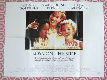 BOYS ON THE SIDE BRITISH QUAD (30"x40") POSTER WHOOPI GOLDBERG DREW BARRYMORE