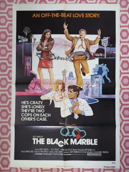 THE BLACK MARBLE US ONE SHEET POSTER HARRY DEAN STANTON1980