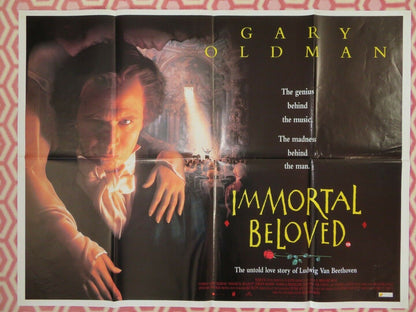 IMMORTAL BELOVED BRITISH QUAD (30"x40") POSTER GARY OLDMAN ISABELLA ROSSELLINI