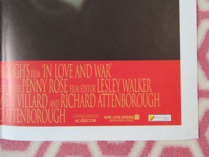 IN LOVE AND WAR BRITISH QUAD (30"x40")POSTER SANDRA BULLOCK RICHARD ATTENBOROUGH