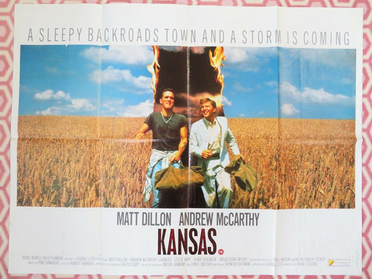 KANSAS BRITISH QUAD (30"x40") POSTER MATT DILLION ANDREW MCCARTHY DAVID STEVENS