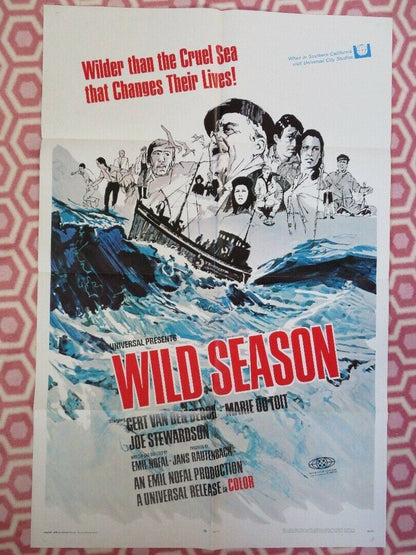 WILD SEASON US ONE SHEET POSTER MARIE DU TOIT  EMMIL NOFAL 1968