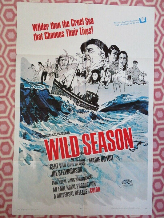 WILD SEASON US ONE SHEET POSTER MARIE DU TOIT  EMMIL NOFAL 1968