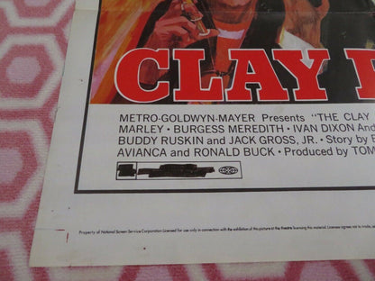 CLAY PIGEON US ONE SHEET POSTER TELLY SAVALAS ROBERT VAUGHN TOM STERN