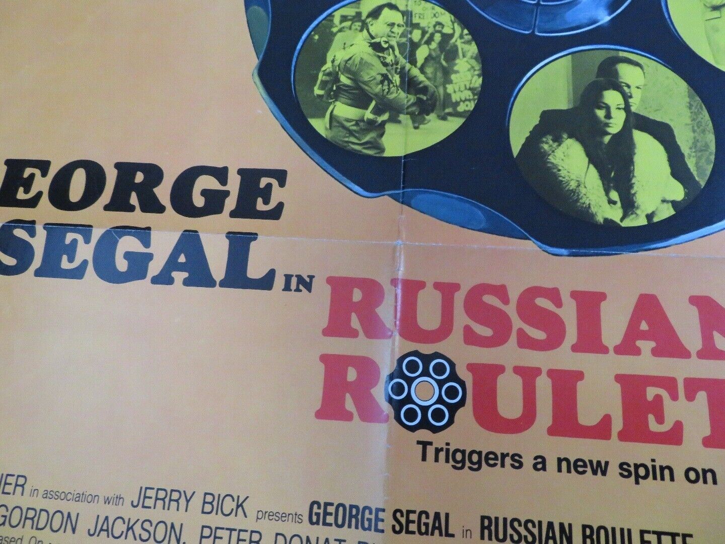 RUSSIAN ROULETTE US ONE SHEET POSTER GEORGE SEGAL CHRISTINA RAINES