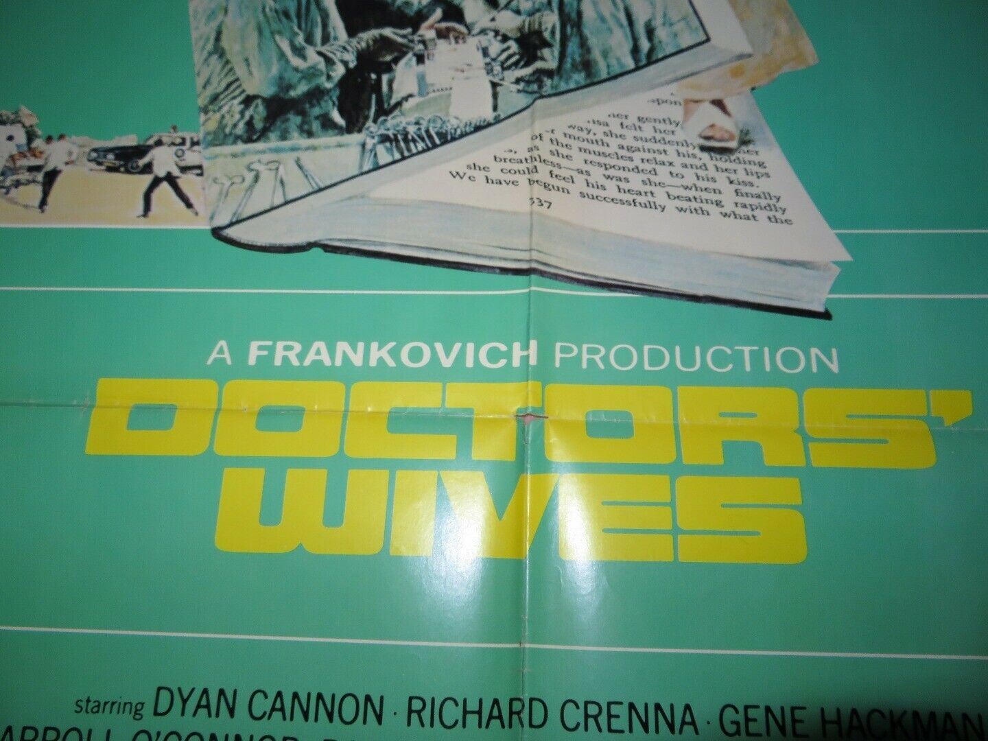 DOCTORS' WIVES US ONE SHEET POSTER DYAN CANNON GENE HACKMAN 1971