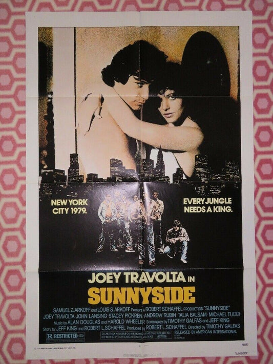 SUNNYSIDE US ONE SHEET POSTER JOEY TRAVOLTA JOHN LANSING 1979