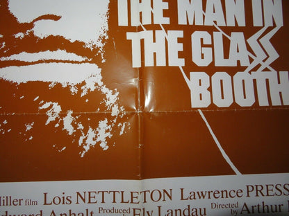 THE MAN IN THE GLASS BOOTH US ONE SHEET POSTER LOIS NETTELTON 1974