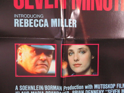 SEVEN MINUTES US ONE SHEET POSTER BRIAN DENNEHY KLAUS MARIA BRANDAUER