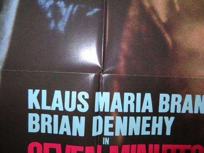 SEVEN MINUTES US ONE SHEET POSTER BRIAN DENNEHY KLAUS MARIA BRANDAUER