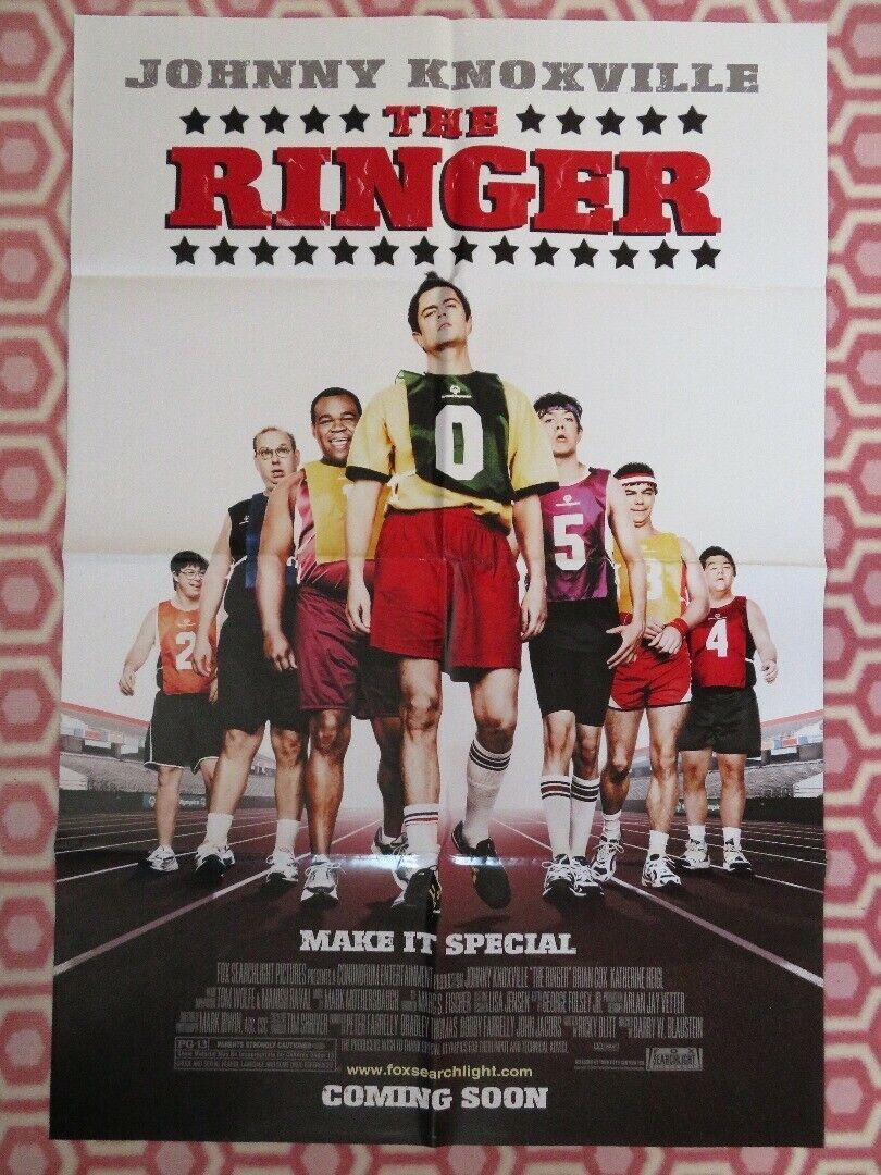 THE RINGER US FOLDED ONE SHEET POSTER JOHNNY KNOXVILLE BRIAN COX 2005