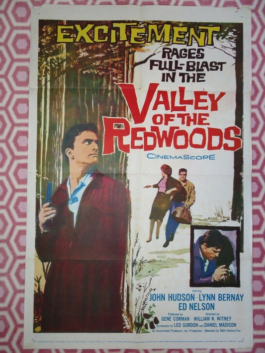 VALLEY OF THE REDWOODS US ONE SHEET POSTER JOHN HUDSON LYNN BERNAY