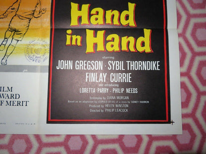 HAND IN HAND US ONE SHEET POSTER JOHN GREGSON SYBIL THORNDIKE 1961