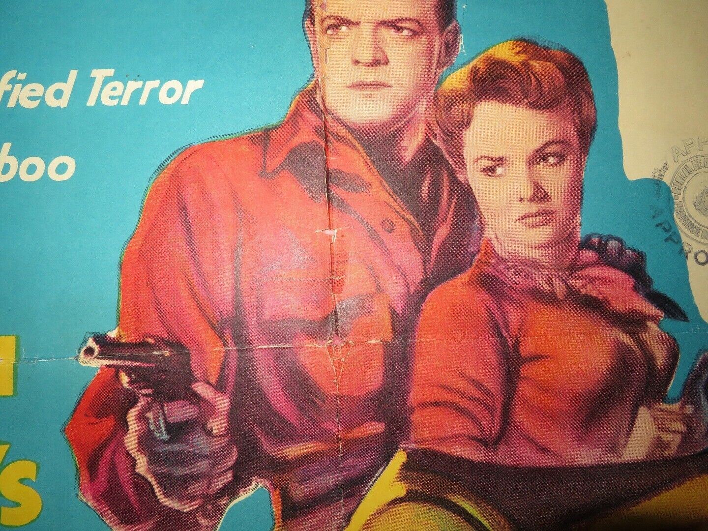 THE GOLDEN MASK US ONE SHEET POSTER VAN HEFLIN WANDA HENDRIX 1954