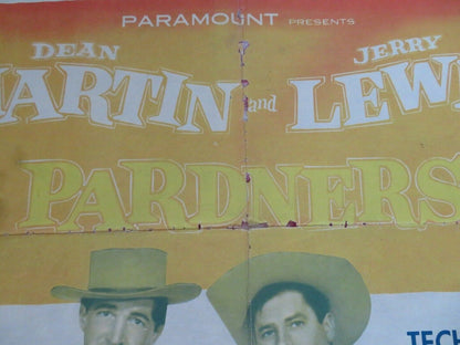 PARDNERS US ONE SHEET POSTER DEAN MARTIN JERRY LEWIS LORI NELSON 1956