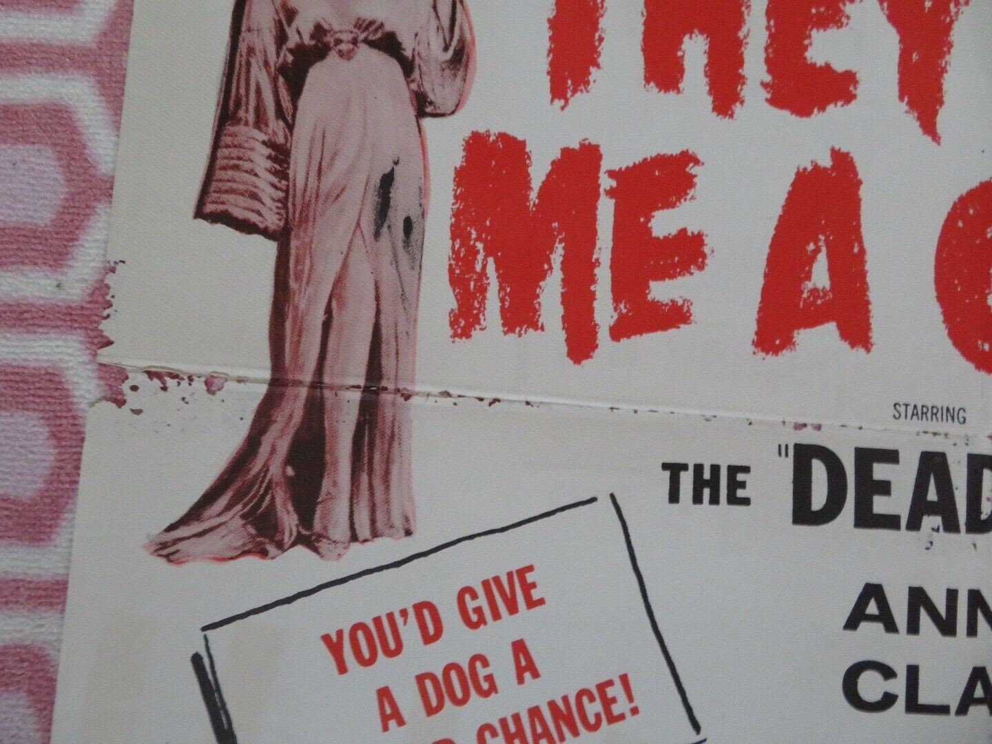 THEY MADE ME A CRIMINAL US ONE SHEET POSTER THE DEAD END KIDS R1956