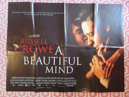 BEAUTIFUL MIND BRITISH QUAD (30"x40") POSTER RUSSEL CROWE JENNIFER CONNELLY 2001