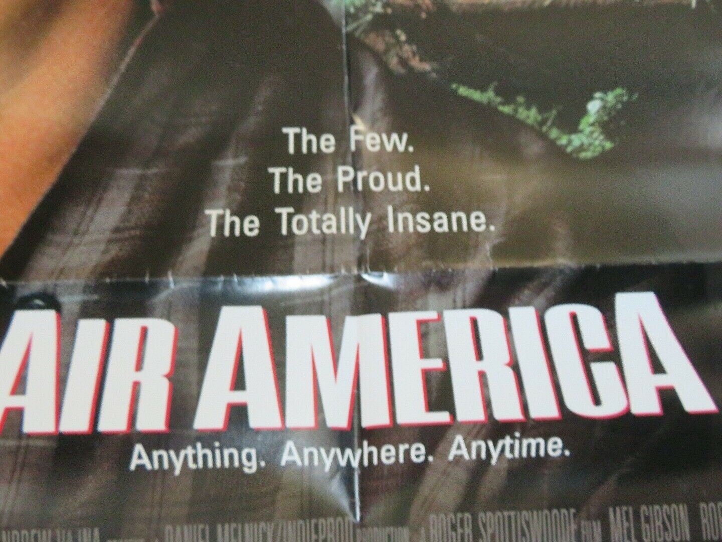 AIR AMERICA US ONE SHEET POSTER MEL GIBSON ROBERT DOWNEY, JR. 1990